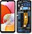 FRONTAL TELA DISPLAY SAMSUNG A14 4G COM ARO LCD - Imagem 1