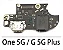 DOCK SUB PLACA CONECTOR DE CARGA MOTOROLA MOTO G5G PLUS COM CI - Imagem 1