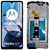 FRONTAL TELA DISPLAY MOTOROLA MOTO E22 COM ARO LCD VIVID - Imagem 1