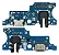 DOCK SUB PLACA CONECTOR DE CARGA SAMSUNG A07 4G (A075M) - Imagem 1