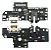 DOCK SUB PLACA CONECTOR DE CARGA MOTOROLA G50 5G COM CI - Imagem 1