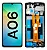 FRONTAL TELA DISPLAY SAMSUNG A06 4G COM ARO PREMIUM DIAMONDS - Imagem 1