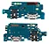 DOCK SUB PLACA CONECTOR DE CARGA SAMSUNG M23 - M33 - M236B - M336B COM CI - Imagem 1