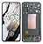 FRONTAL TELA DISPLAY SAMSUNG A56 OLED COM ARO GRAFITE CAMERA FLUTUANTE - Imagem 1