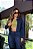 Jaqueta Entrance Valentina Jeans Escuro Feminina - Imagem 3