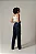 Calça Entrance Cargo Jeans Feminina Escura - Imagem 3