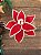 Flor De Natal Poinsetia Vermelha/bco 30x20x20cm - Imagem 2