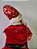 Papai Noel luxuoso com musica por corda cor vermelho 65cm - Imagem 7