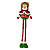 BONECO NATALINO - 096CM - TAMANHO AJUSTÁVEL - BONECO DE NEVE - VERMELHO E VERDE - Imagem 2