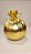 BOLA EM TECIDO METALIZADO OURO 20CM - Imagem 2