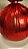 BOLA EM TECIDO METALIZADO VERMELHO 20CM - Imagem 5