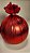 BOLA EM TECIDO METALIZADO VERMELHO 20CM - Imagem 4