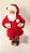 PAPAI NOEL RESINA COM ROUPÃO E PANTUFAS 28CM - Imagem 3