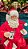 PAPAI NOEL RESINA COM ROUPÃO E PANTUFAS 28CM - Imagem 8