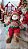 BONECO NATALINO 55CM - BONECO DE NEVE - MARROM E VERDE - Imagem 4