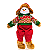 BONECO NATALINO 55CM - BONECO DE NEVE - MARROM E VERDE - Imagem 1