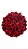 BOLA DE NATAL COM BERRYs VERMELHO 12CM - Imagem 2