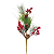 HASTE NATALINA - 70CM - BERRY - VERDE - Imagem 1