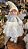 BONECO NATALINO 85CM - ANJO - BRANCO E DOURADO - Imagem 4