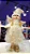 BONECO NATALINO 85CM - ANJO - BRANCO E DOURADO - Imagem 5