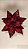 PICK POINSETIA BURGUNDY 30X37CM - Imagem 3