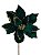 PICK POINSETIA VERDE COM OURO 30X32CM - Imagem 1