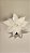 Pick Poinsetia Glitter Branco 24x23cm - Imagem 5