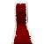 FITA ARAMADA VELUDO VERMELHO C/Borda Branca - 9,14x6,3cm - Imagem 1