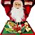 Caixa de Presente Papai Noel C/Luz e Musica 110cm - Imagem 2