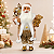 Papai Noel em Pe Champanhe com Rosa - Imagem 2