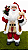 Papai Noel Colete Dourado e Urso - Imagem 2