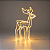DECORAÇÃO RENA SEM MOVIMENTO - 60CM DE ALTURA - LUZ NEON - 110V - MACHO - Imagem 1