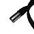Cabo Microfone Linha Prata XLR Macho x XLR Fêmea 3m - Kalifa Cables - Imagem 2