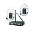 Microfone sem Fio SRW-48D BT48/HT9A Duplo Head Set - STANER - Imagem 1