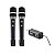 Sistema de Microfone sem Fio Duplo Mão SFH-20 UHF - STANER - Imagem 1