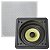 Caixa de Som Arandela SAK-6 Coaxial Quadrada p/ Embutir BSA - Imagem 1