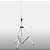 Pedestal Tripé para Caixa Acústica TC-01-AL Vector - Imagem 1