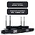 Microfone Sem Fio de Mão Duplo K522-M UHF para Rack - KADOSH - Imagem 2
