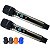 Kit com Dois Microfones sem Fio TSI BR-8000-UHF e Receptor Duo-4 Diversity - Imagem 3
