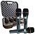 Kit Microfone Dinâmico Vocal com Fio Kadosh K-3.1 (3 peças ) - Imagem 1