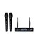 Sistema Microfone Sem Fio KDS-W382M Uhf Duplo de Mão KADOSH - Imagem 1