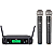 Sistema Microfone Sem Fio KDS-W382M Uhf Duplo de Mão  KADOSH - Imagem 1
