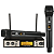 Microfone Kadosh Duplo Sem Fio Uhf Display Digital K402m Cor - Imagem 3