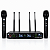 Microfone Sem Fio TSI Duo-4R Recarregável UHF 200 Canais - Imagem 1