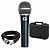 Microfone TSI 57B Dinâmico Supercardioide Com Fio Para Voz Instrumentos Bateria Percussão Cabo XLR P10 Case - Imagem 1