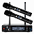 Microfone Sem Fio Duplo TSI BR 7000 UHF Digital 300 Canais True Diversity Com Maleta - Imagem 1