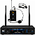 Microfone Sem Fio TSI Pro MS115M CLI UHF 48 Canais com Lapela e Headset para Igreja e Palestras - Imagem 1