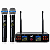Microfone Sem Fio Duplo TSI BR-8500 UHF 300 Canais True Diversity com Maleta para Igrejas Eventos Palestras e Palcos - Imagem 6