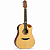 Violão Eletroacústico Strinberg Folk 6 Cordas de Aço Natural Satin Fosco Half Cutaway Com Afinador e Bag - Imagem 1