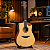 Violão Eletroacústico Strinberg Folk 6 Cordas de Aço Natural Satin Fosco Half Cutaway Com Afinador e Bag - Imagem 6